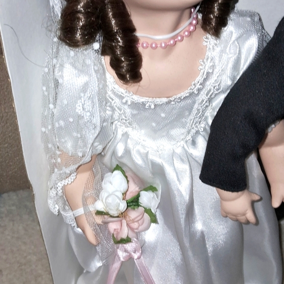 NWT,Vintage 80's,PRECIOUS Geppeddo,Porcelain,Bride & Groom Set in Original Box❤️ - Picture 6 of 13